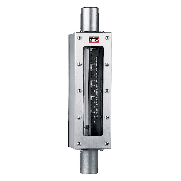King Instruments 7910 Series rotameter for liquids and gases.