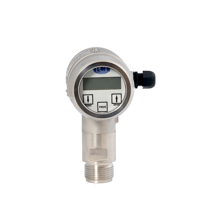 PCT Z1 Series Pressure Transmitter with Threaded Connection Front View