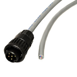Industrial cable connector male-blunt