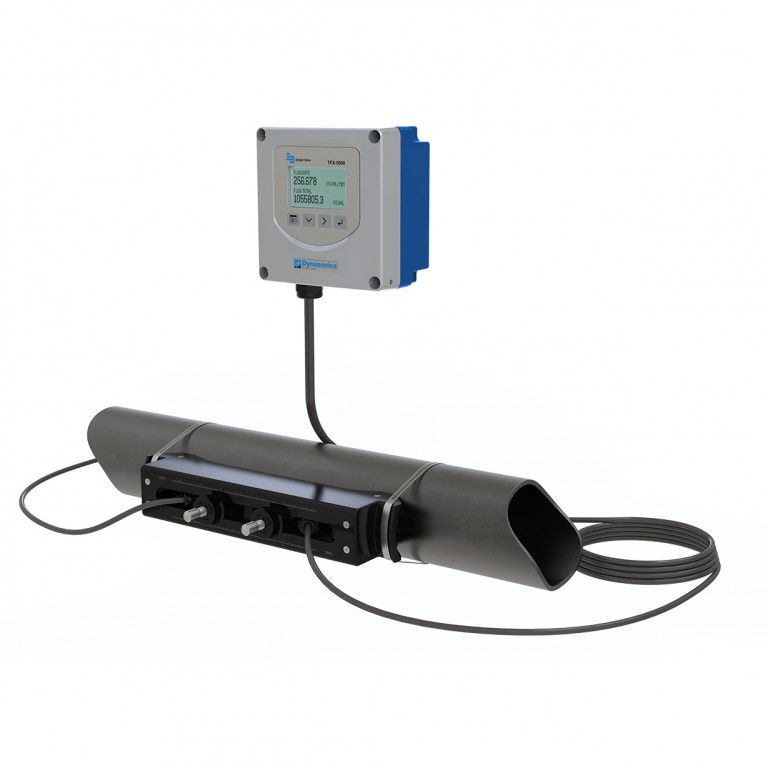 Dynasonics TFX 5000 Transit Time Flow Meter - Easy rail perspective