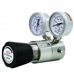 Drastar 082 Series pressure regulator with gauges