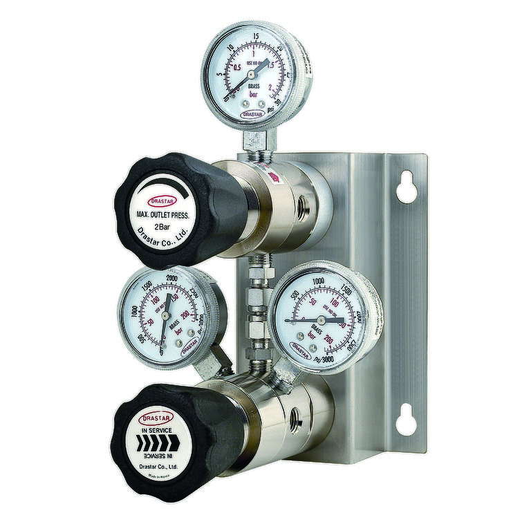 Drastar AC700 Series automatic changeover pressure regulator