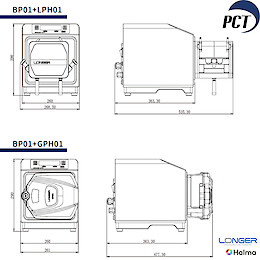 dPOFLEX BP01+LPH01 and BP01+GPH01 schematics