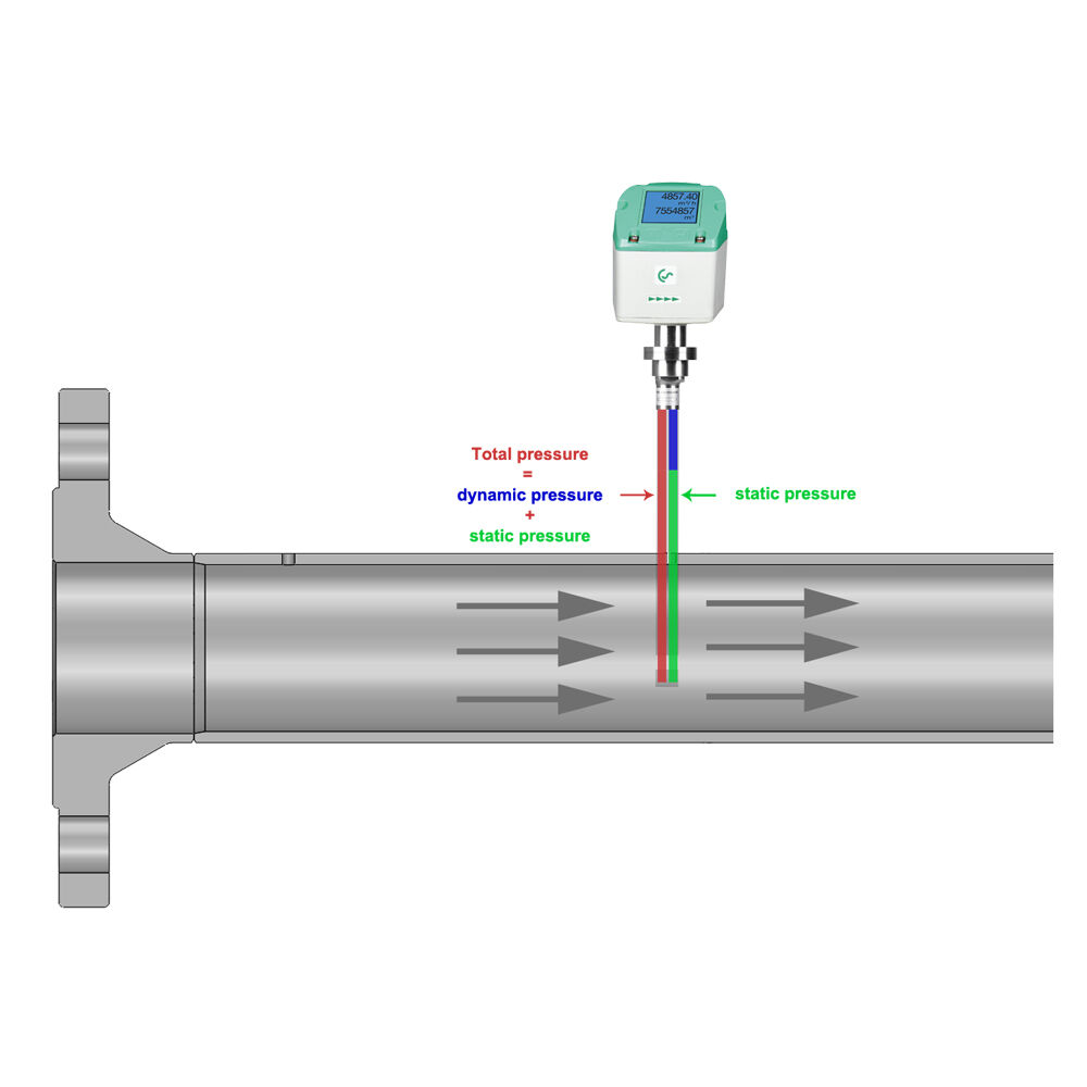 VD 500 flow sensor for wet compressed air and gases - CS Instruments
