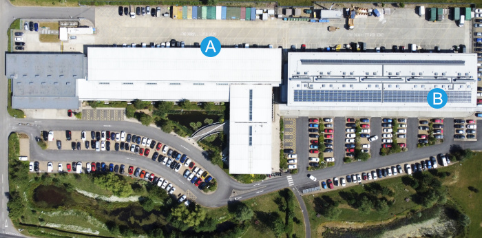PCT Workshop and office locations - Hethel Engineering Centre Aerial View